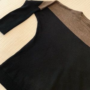 BCBGMAXAZRIA Karlie Color-Block Tunic Sweater SZ M